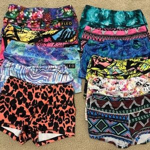 MULTIPLE FLEO shorts, all Medium